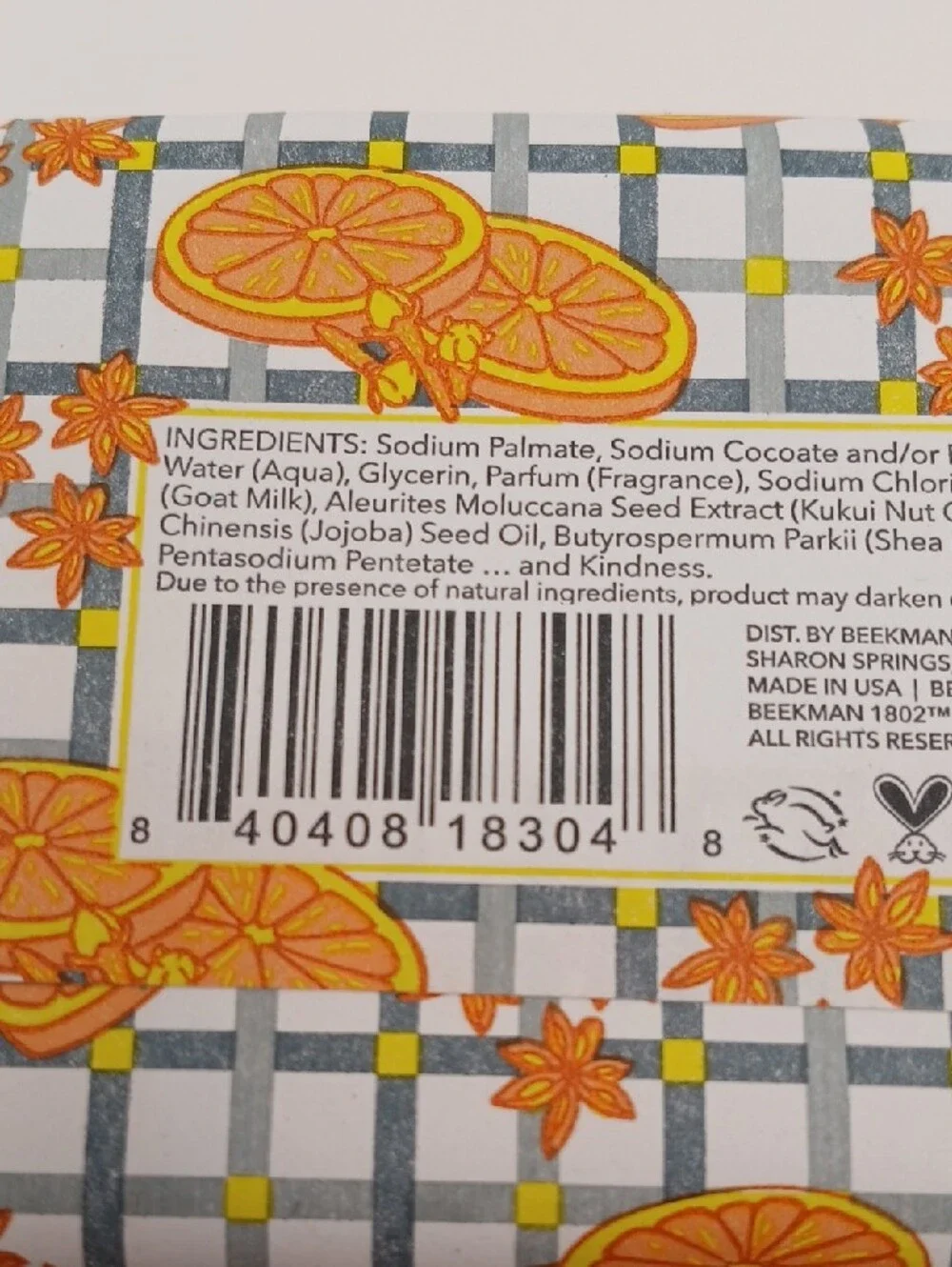 Beekman 1802 Spiced Orange Goat Milk Soap 9 oz.